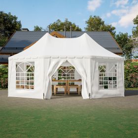 Outdoor Party Tent Heavy-Duty Wedding Canopy Gazebo w/ Storage Bags